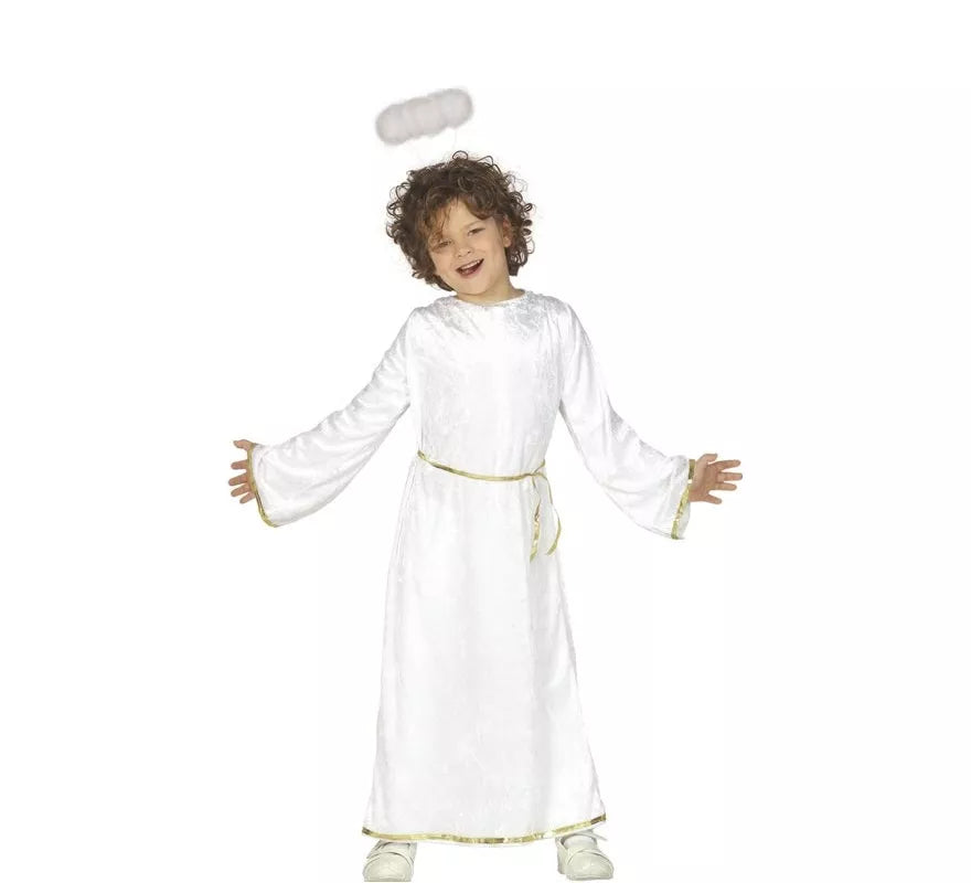 Translation missing: de.Disfraz de Ángel Blanco para niños