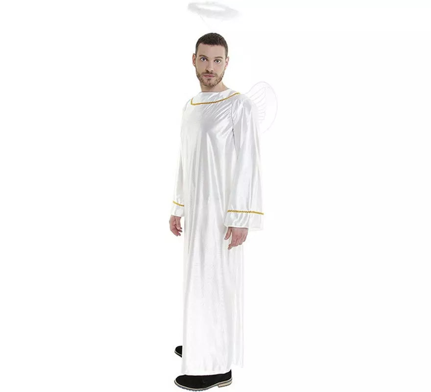 Translation missing: de.Disfraz de Ángel con Alas y Halo para hombre