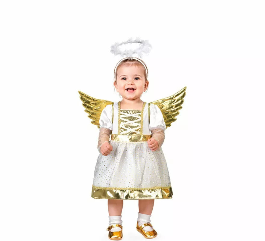 Translation missing: de.Disfraz de Ángel con Diadema y Alas para bebé