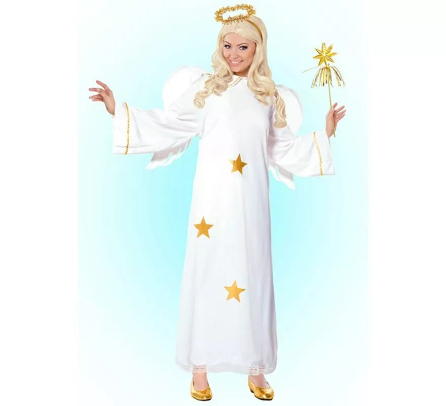 Translation missing: de.Disfraz de Ángel con Estrellas para mujer
