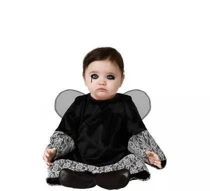 Disfraz de Ángel Negro para bebés y niños