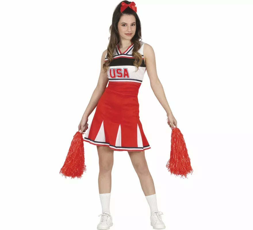 Translation missing: de.Disfraz de Animadora Cheerleader para adolescente