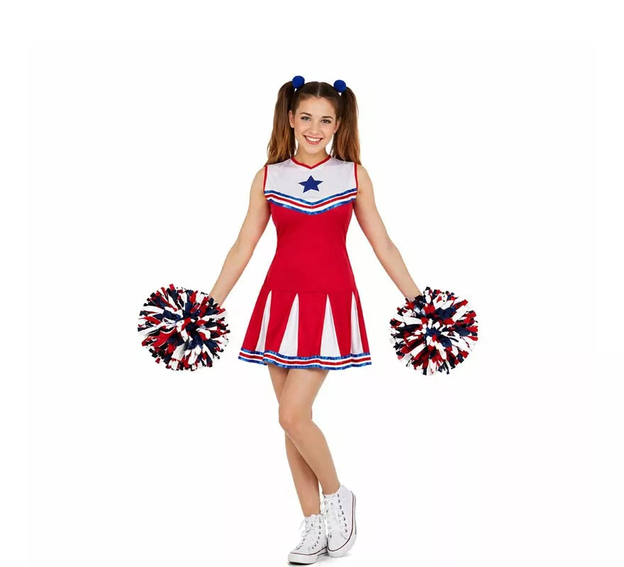 Disfraz de Animadora Cheerleader para mujer