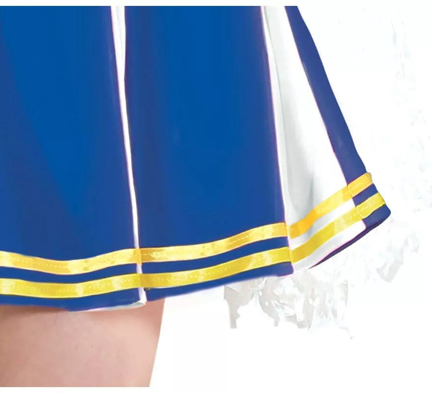 Disfraz de Animadora del Equipo Azul para adolescente