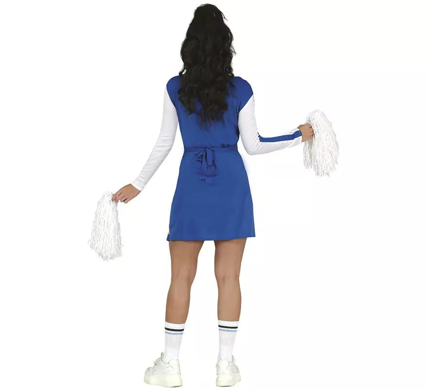 Translation missing: de.Disfraz de Animadora del Equipo Azul para mujer