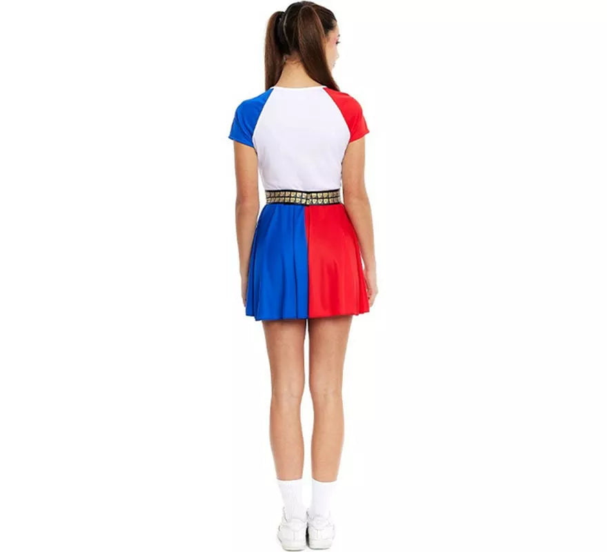 Translation missing: de.Disfraz de Animadora Sádica bicolor para mujer