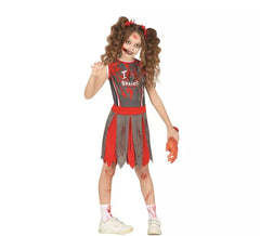 Zombie-Cheerleader-Kostüm für Mädchen
