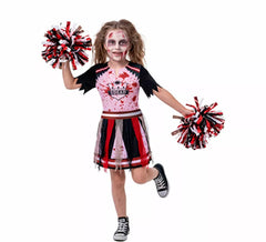 Zombie-Cheerleader-Kostüm für Mädchen
