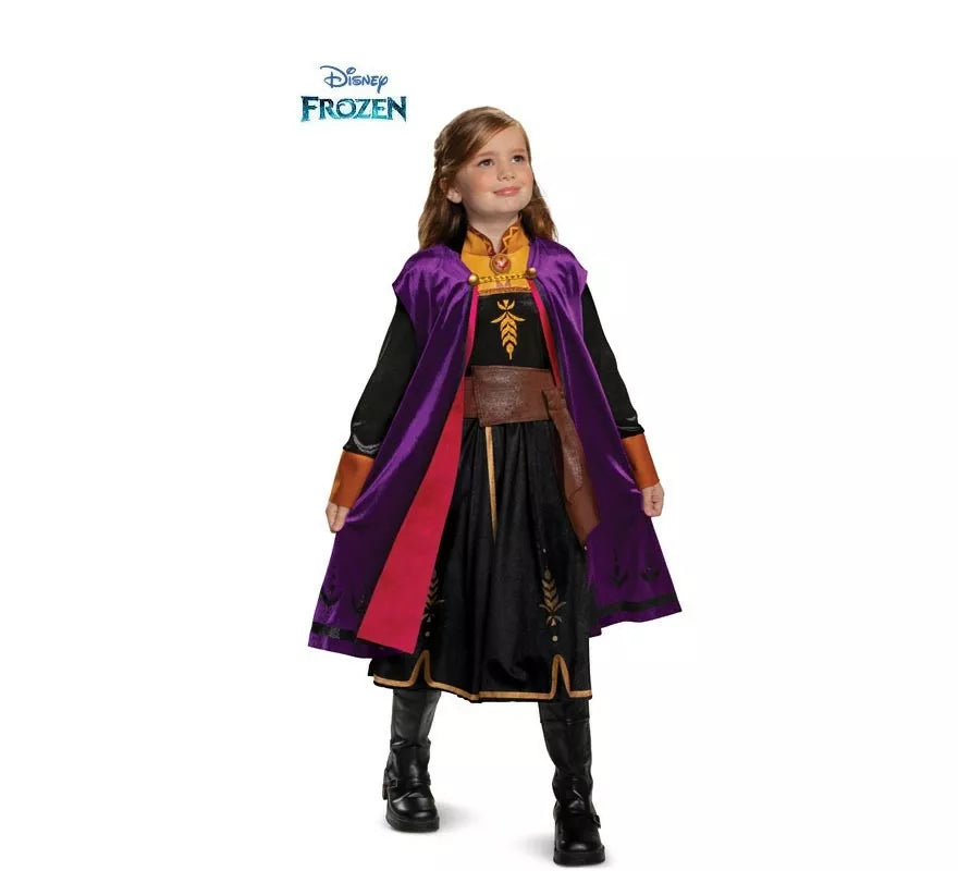 Translation missing: de.Disfraz de Anna de Viaje Deluxe de Frozen 2 para niña