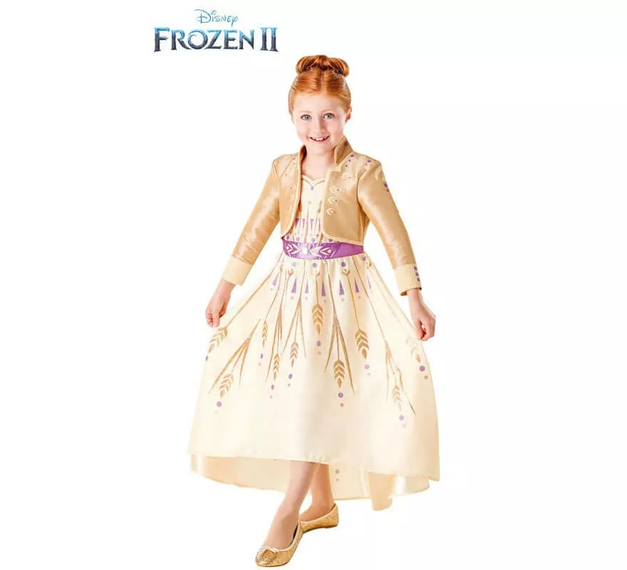Translation missing: de.Disfraz de Anna Dorado de Frozen 2 para niña