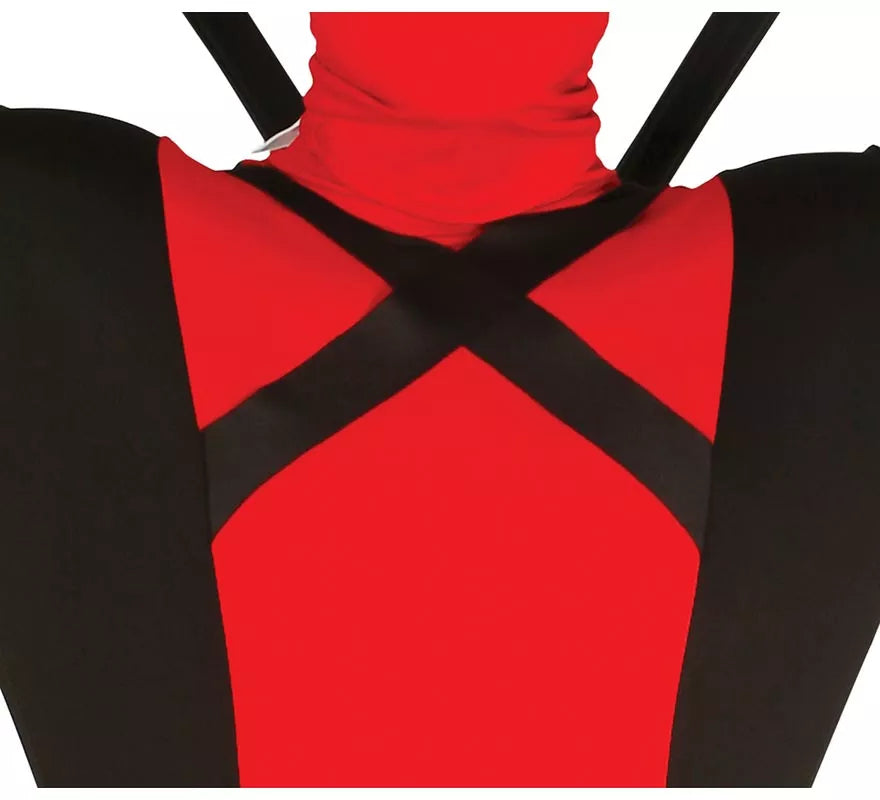 Translation missing: de.Disfraz de Antihéroe rojo y negro para hombre