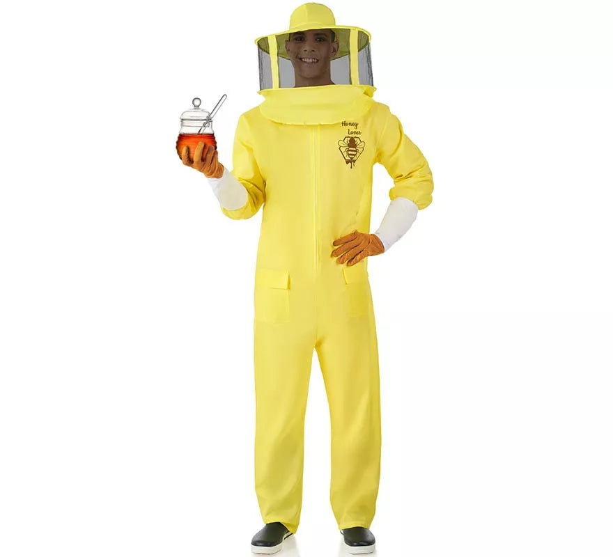 Translation missing: de.Disfraz de Apicultor Profesional amarillo para hombre