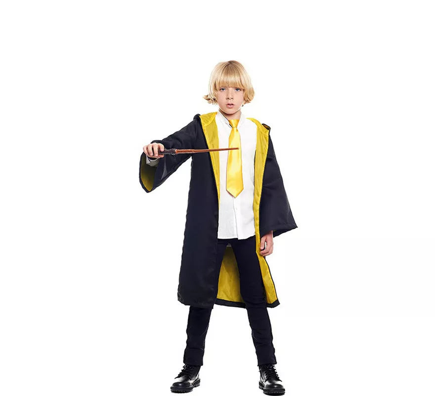 Translation missing: de.Disfraz de Aprendiz de Mago Amarillo para niño