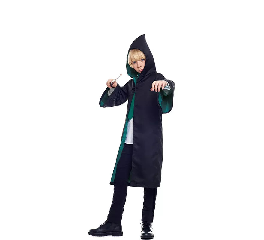 Translation missing: de.Disfraz de Aprendíz de Mago Verde para niño