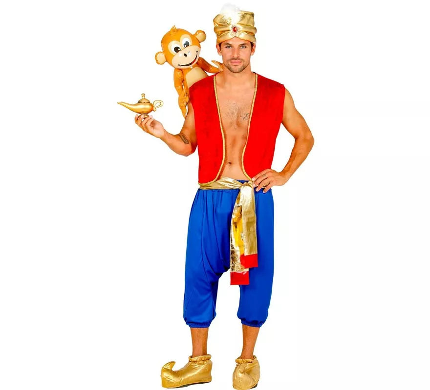 Translation missing: de.Disfraz de Árabe de cuento rojo para hombre