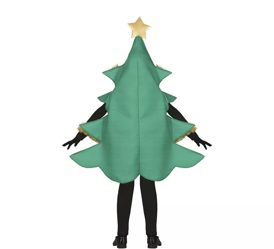 Translation missing: de.Disfraz de Árbol de Navidad decorado con estrella para niños
