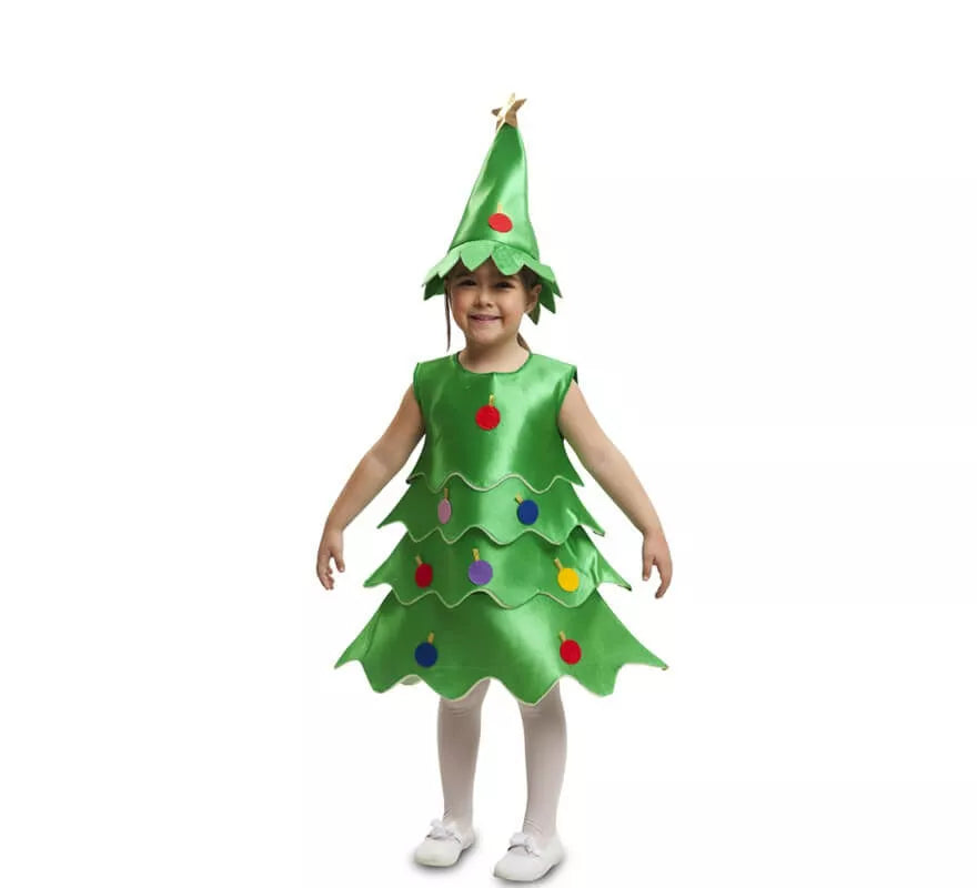 Translation missing: de.Disfraz de Árbol de Navidad para niña