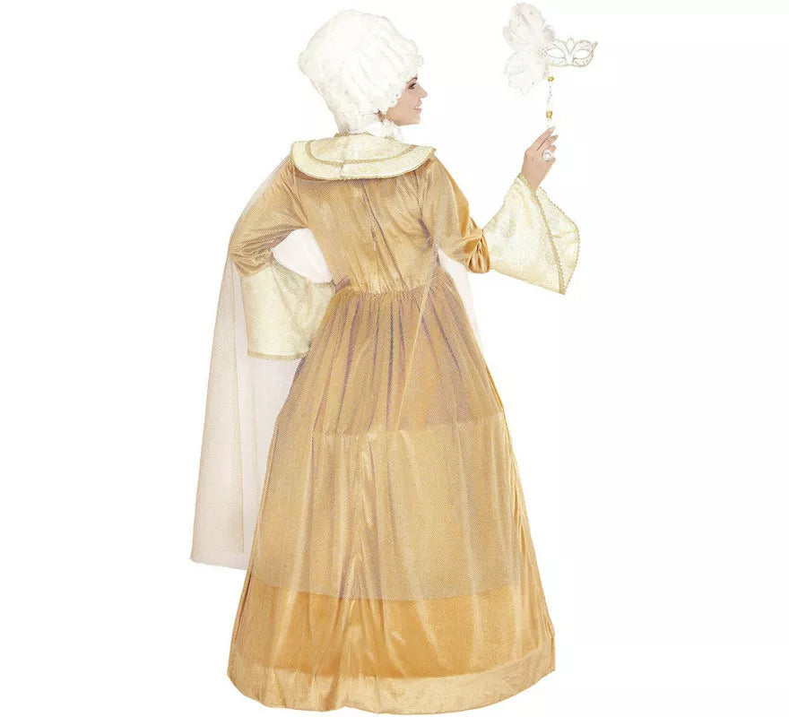 Translation missing: de.Disfraz de Aristócrata Veneciana Dorada para mujer