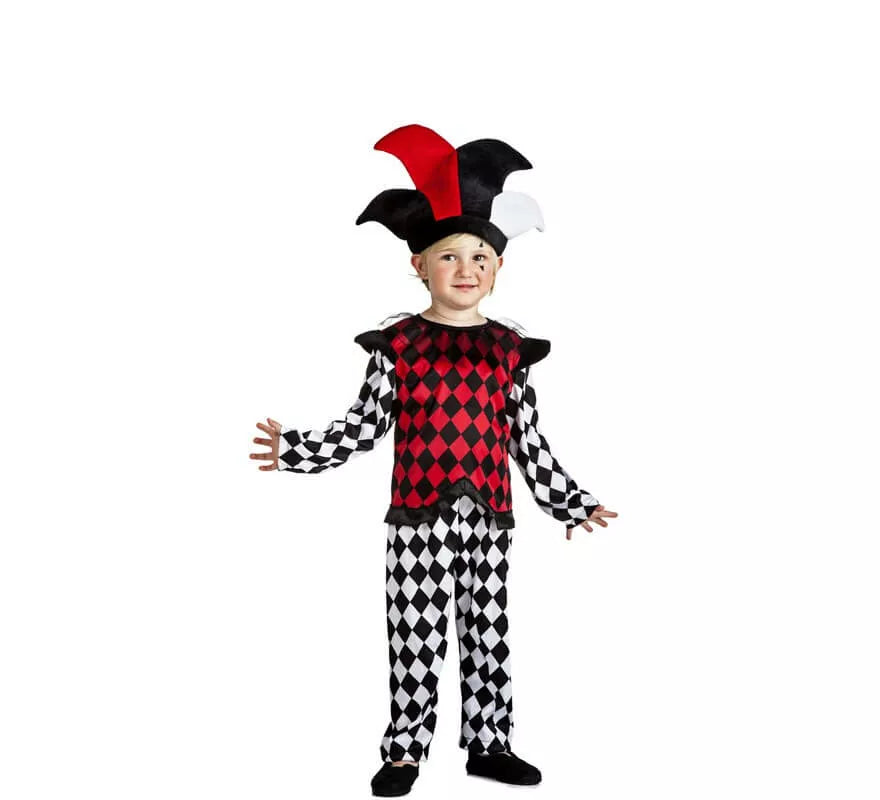 Translation missing: de.Disfraz de Arlequín para niño