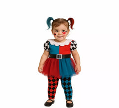 Gefährliches Harlequina-Kostüm für Babys