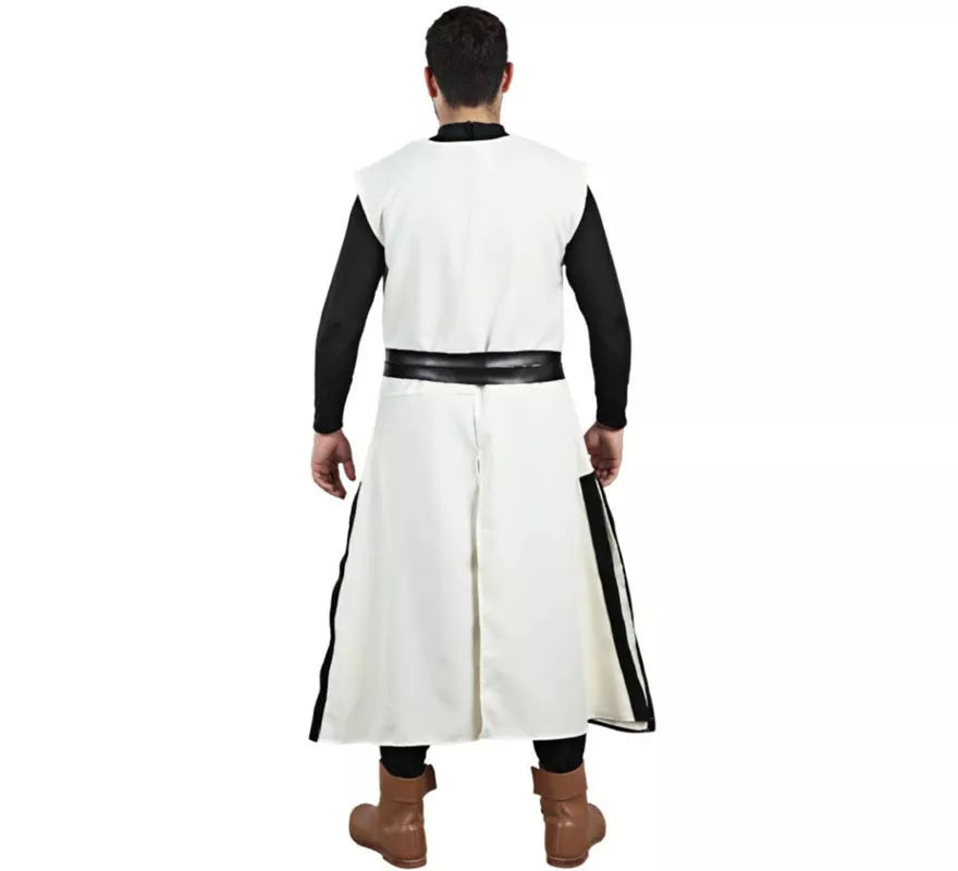 Translation missing: de.Disfraz de Armero Medieval blanco para hombre