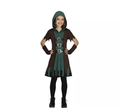 Dark Forest Archer Kostüm für Mädchen