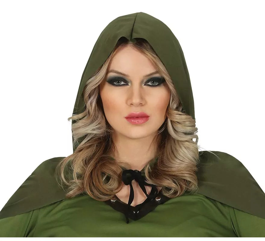 Translation missing: de.Disfraz de Arquera Verde para mujer
