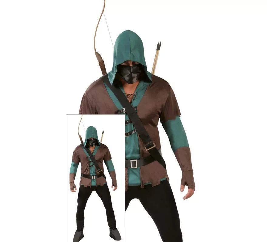 Translation missing: de.Disfraz de Arquero Enmascarado para hombre