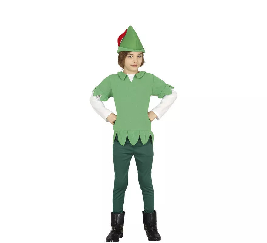 Disfraz de Arquero Verde del Bosque para niño