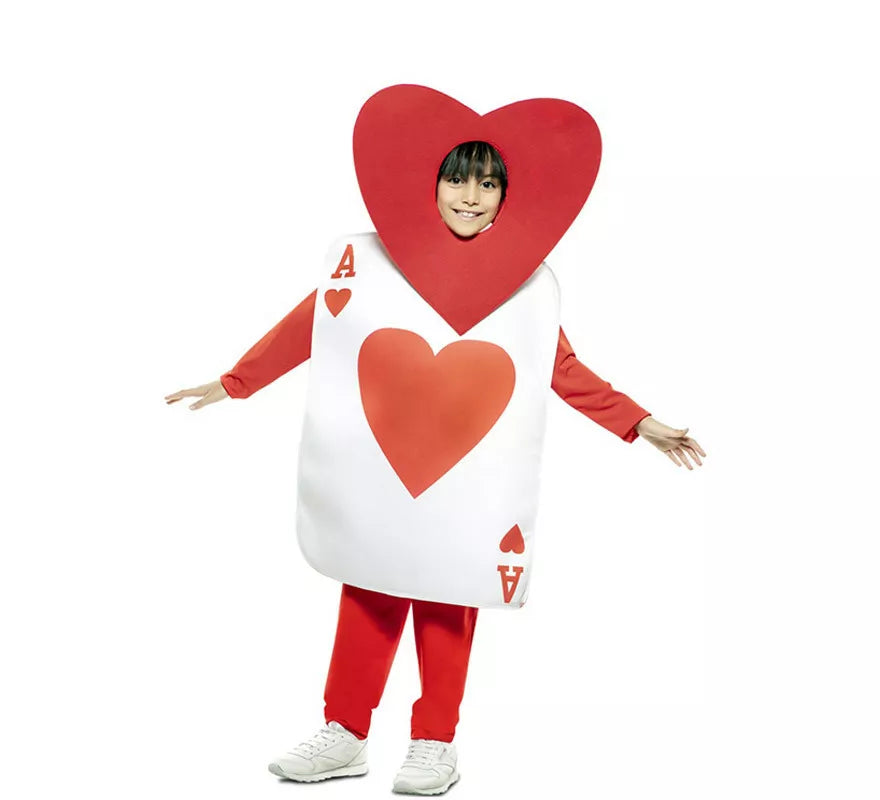 Translation missing: de.Disfraz de As de Corazones para niños