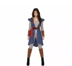 Blaues Killerkostüm für Damen