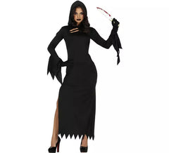 Night Assassin Kostüm mit Spikes für Damen