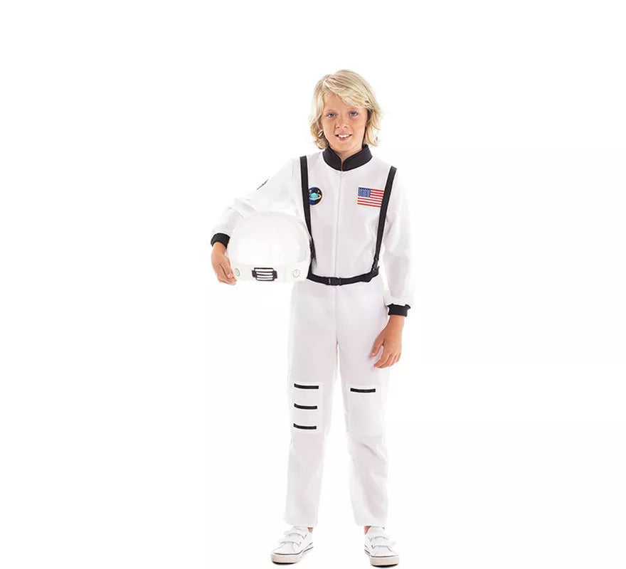 Translation missing: de.Disfraz de Astronauta Blanco para niño