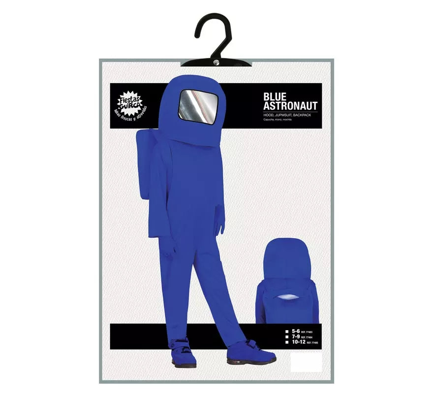 Translation missing: de.Disfraz de Astronauta Impostor Azul para niños