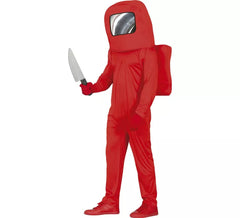 Roter Imposter Astronaut Kostüm für Teenager