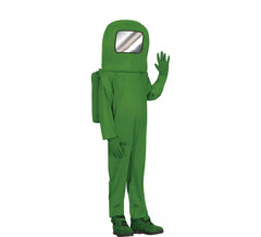 Grünes Imposter Astronaut Kostüm für Kinder