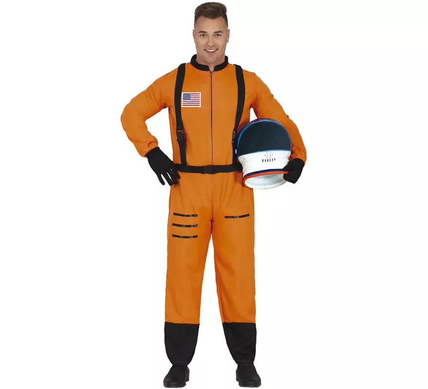 Translation missing: de.Disfraz de Astronauta Naranja para hombre