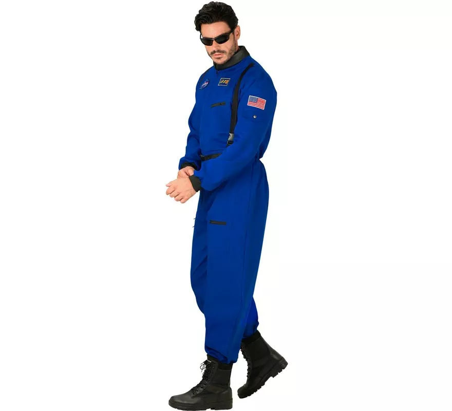 Translation missing: de.Disfraz de Astronauta Space azul para hombre