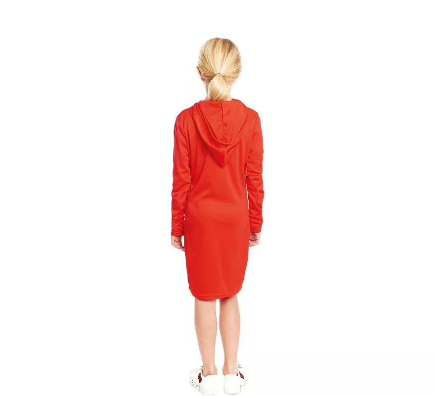 Translation missing: de.Disfraz de Atracadora vestido rojo para niña