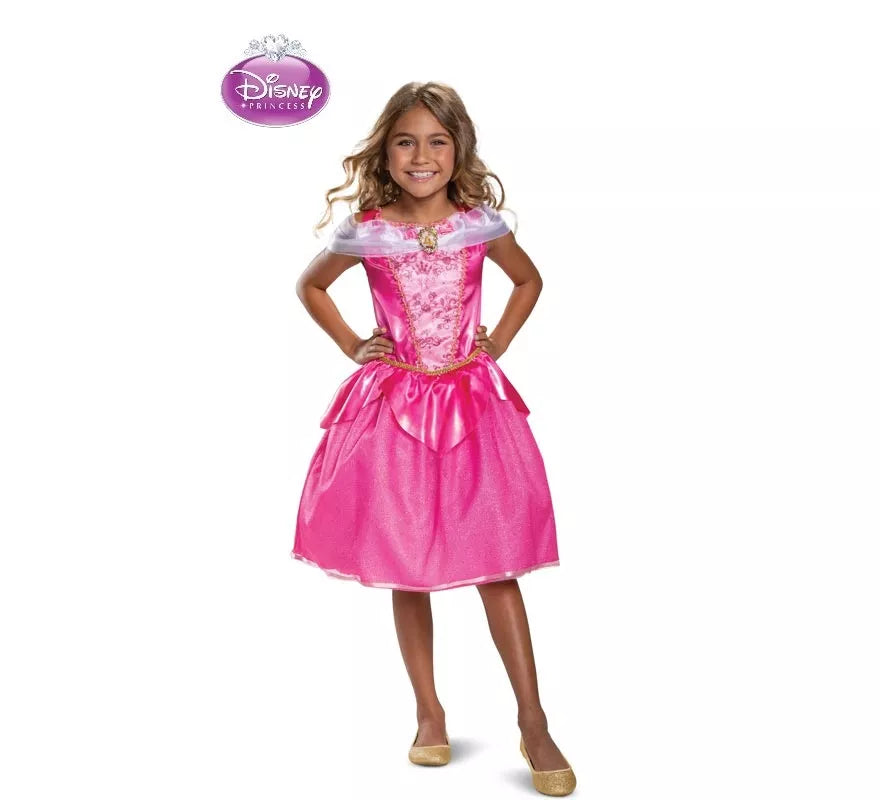 Translation missing: de.Disfraz de Aurora La Bella Durmiente Deluxe para niña
