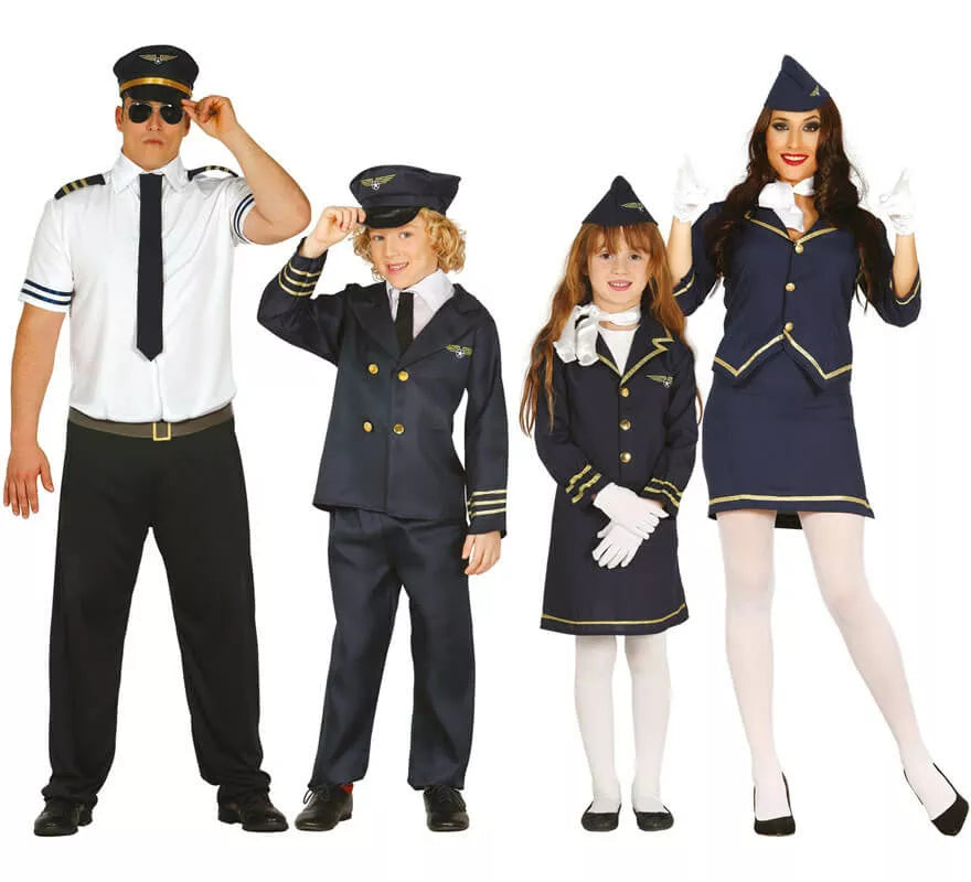 Disfraz de Azafata de Vuelo para mujer