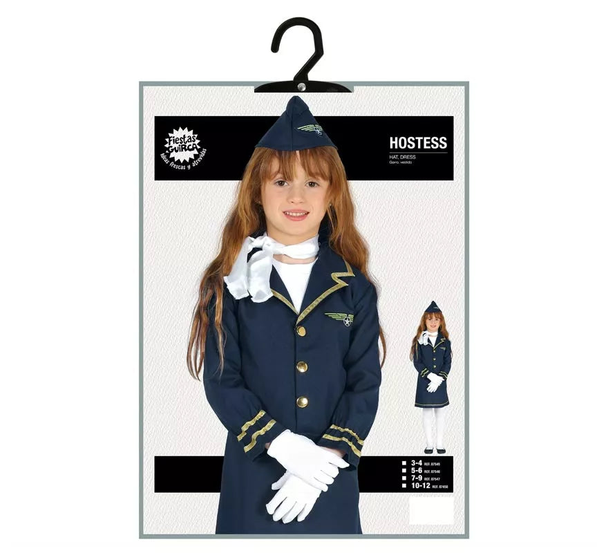 Translation missing: de.Disfraz de Azafata de Vuelo para niña
