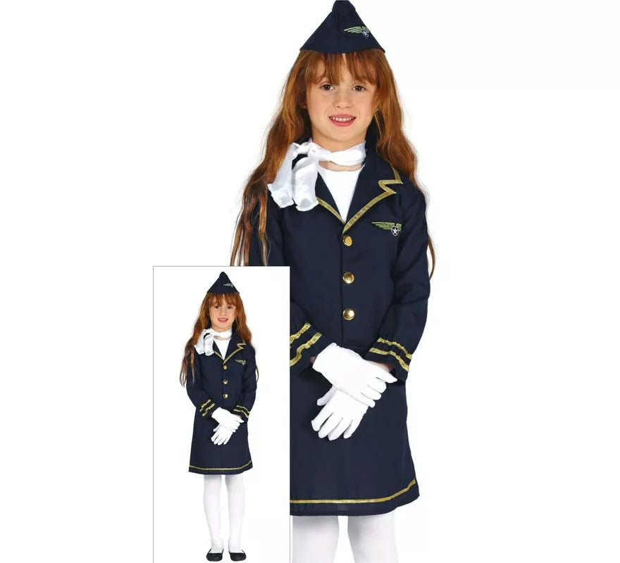 Translation missing: de.Disfraz de Azafata de Vuelo para niña