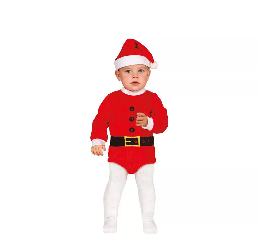 Translation missing: de.Disfraz de Baby Papá Noel en Body para bebé