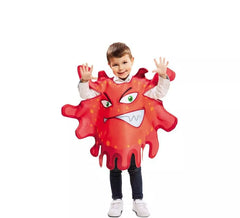 Red Bacteria Kostüm für Kinder