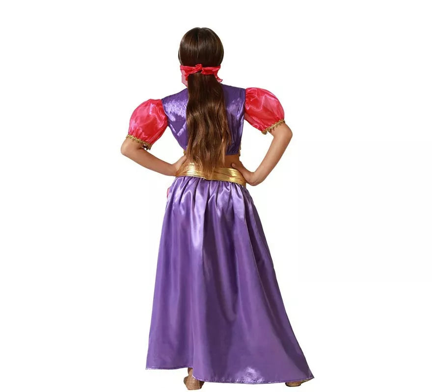 Translation missing: de.Disfraz de Bailarina Árabe multicolor para niña