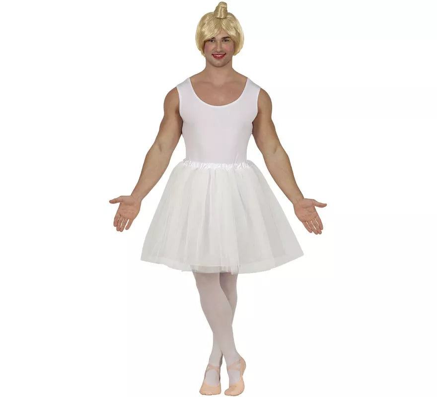 Translation missing: de.Disfraz de Bailarina blanca para hombre