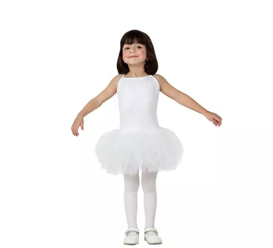 Translation missing: de.Disfraz de Bailarina Blanco para Niña