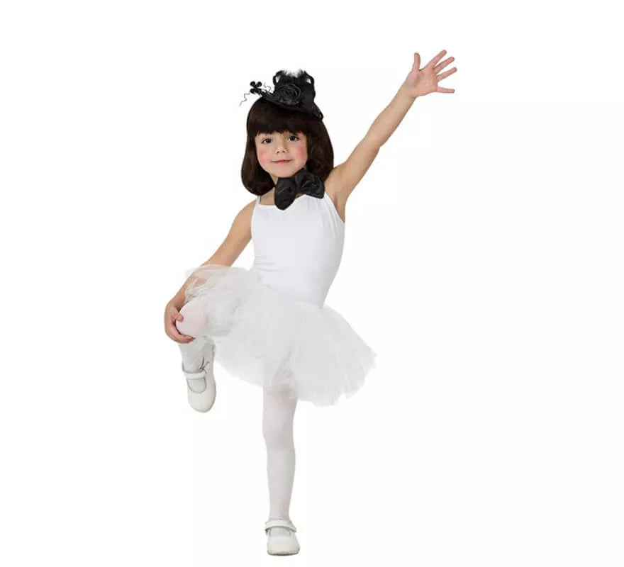 Translation missing: de.Disfraz de Bailarina Blanco para Niña