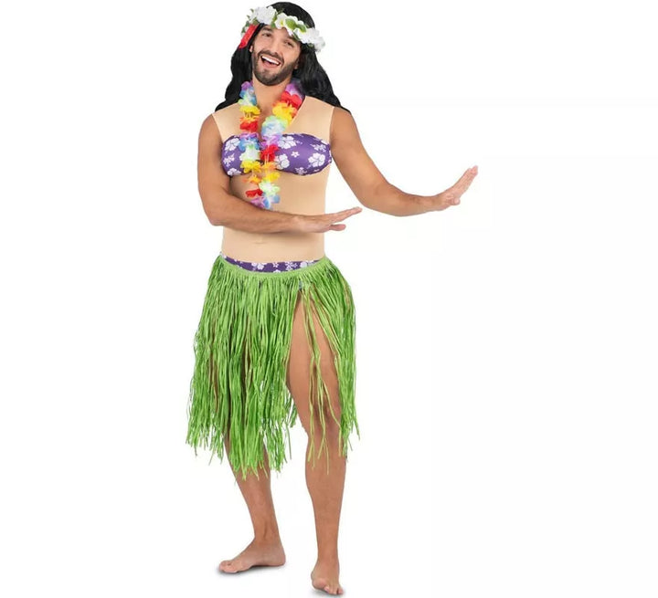 Disfraz de Bailarina Hawaiana aloha para hombre